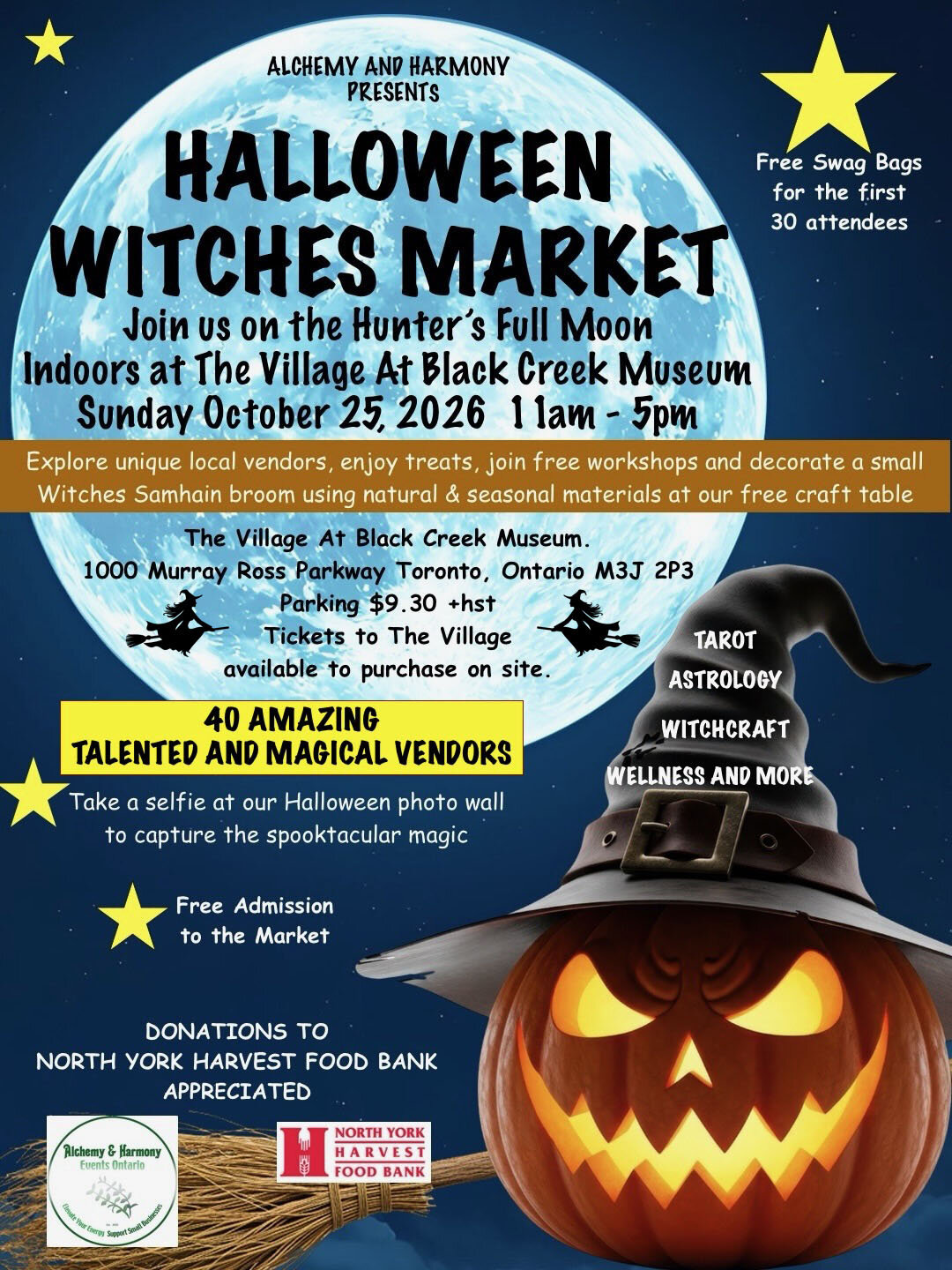 Halloween Witches Market